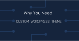Why You Need Custom WP Theme? And Where?